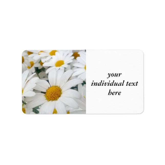 Étiquette beaucoup de Daisies (Devant)