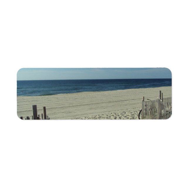 Étiquette Beauté de plage (Devant)