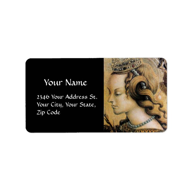 Étiquette BEAUTÉ NATURELLE & BIJOUX perle noire (Devant)