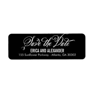 Étiquette Beauté scénarisée Enregistrer La Date Couleur Modi