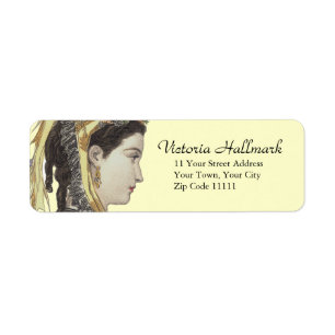 Étiquette Belle Madame victorienne dans le profil