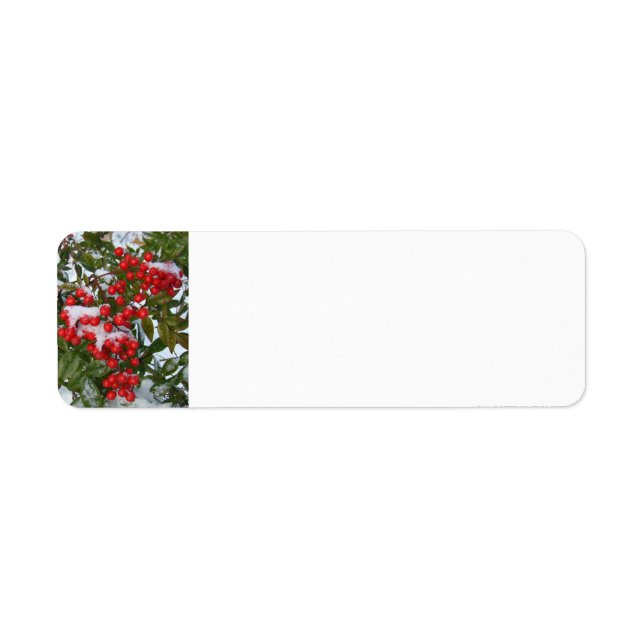 Étiquette Berries de Christmas (Devant)
