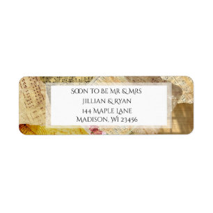 Étiquette Bientôt M. et Mme Mariage