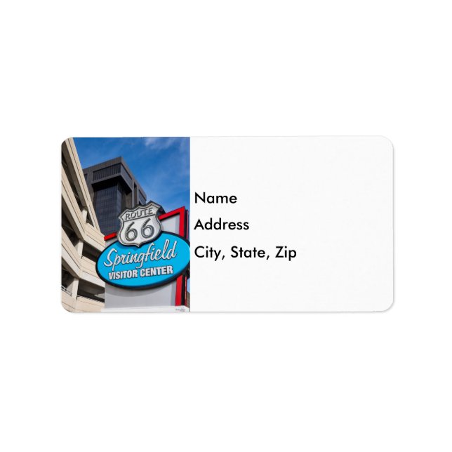 Étiquette Bienvenue À Springfield (Devant)