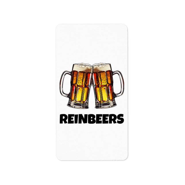 Étiquette Bière Noël Reinbeers (Devant)