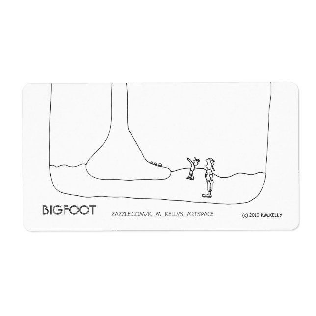 ÉTIQUETTE BIGFOOT (Devant)