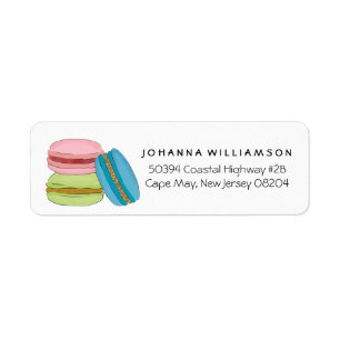 Étiquette Biscuits mignons de macaron de Macarons de