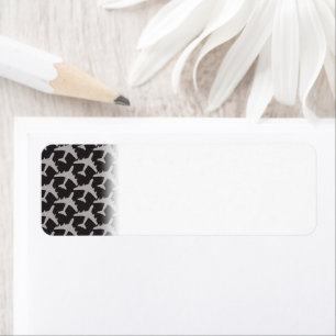 Étiquette Black Gray Plane Airplanes Pilot Plane Aviation