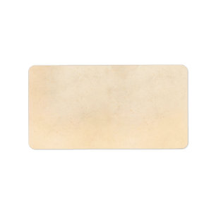 Étiquette Blanc 1850 de modèle de papier parcheminé de cru