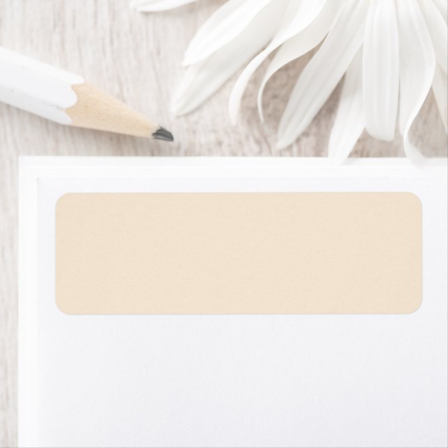 Étiquette Blanc Antique (En situation)