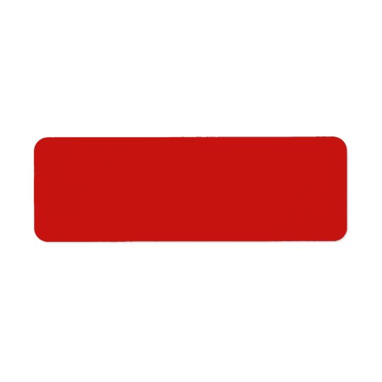 Étiquette Blanc de modèle customisé par couleur rouge de