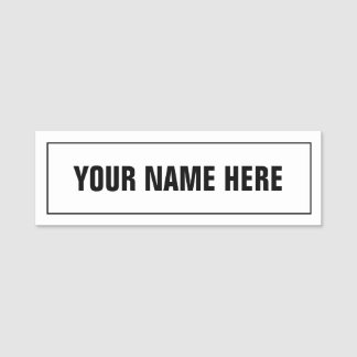 Étiquette blanche faite sur commande de dos de