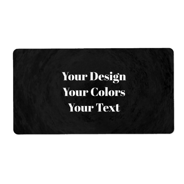 Étiquette Blank - Create Your Own Custom (Devant)