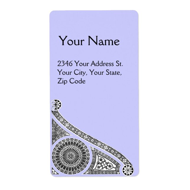 Étiquette bleu RENAISSANCE (Devant)