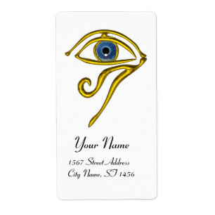 Étiquette BLEU TALISMAN Blanc