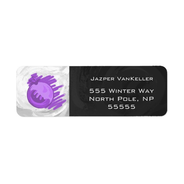 Étiquette Bleuets et crème Motif de fruits (Devant)