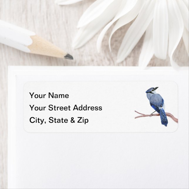 Étiquette Blue Jay (En situation)