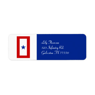 Étiquette Blue Star Mom Militaire Personnalisé