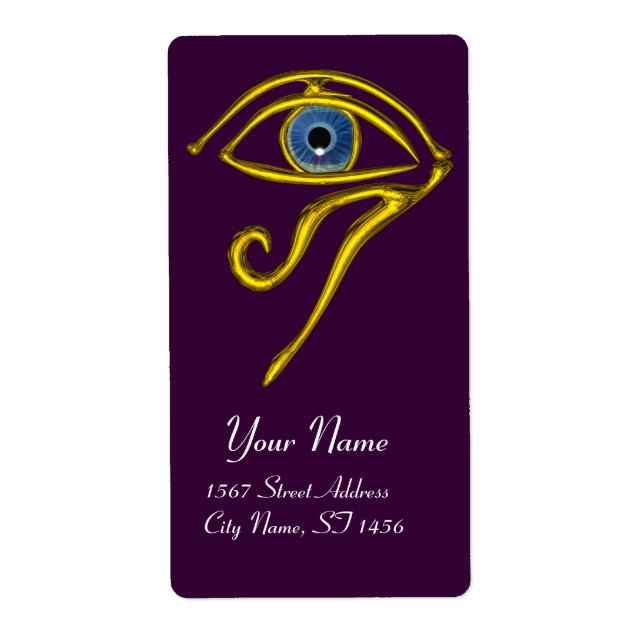 Étiquette BLUE TALISMAN violet (Devant)