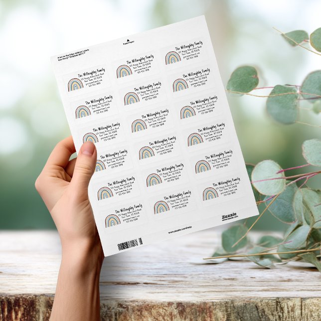 Étiquette Boho Arch Homeschool Conference (Créateur téléchargé)