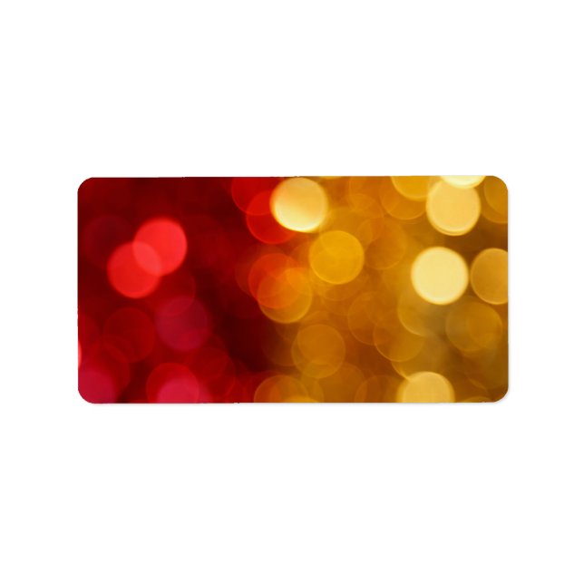 Étiquette Bokeh Art (Devant)