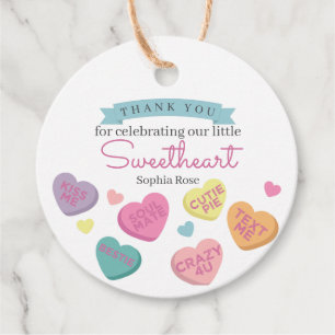 Étiquette Bonbons d'amour Anniversaire ou Baby sho