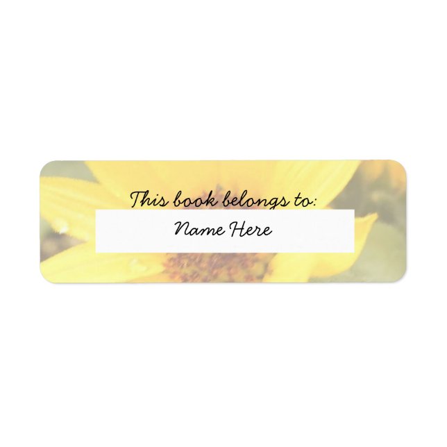 Étiquette Book Label Alternate (Devant)