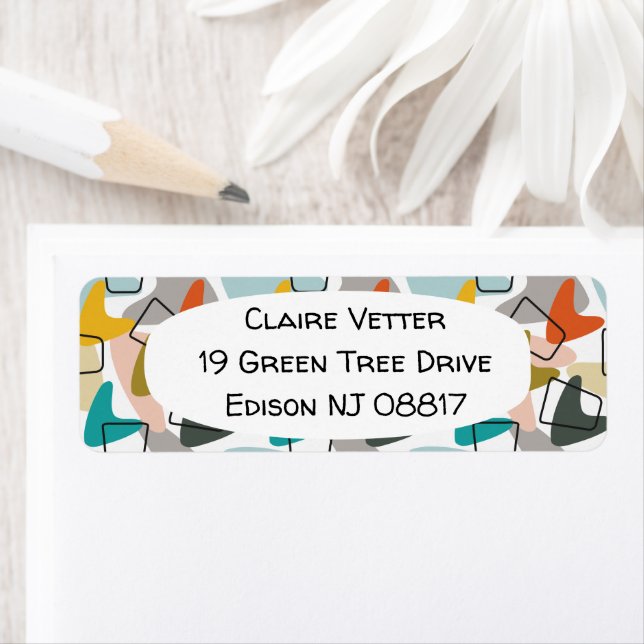 Étiquette Boomerangs et Corks (En situation)