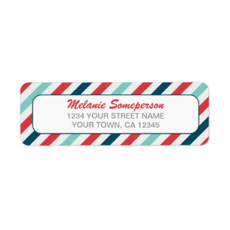 Étiquette Bordure de bande de bonbons