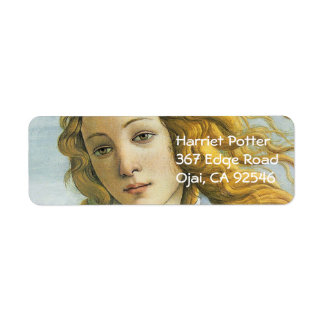 Étiquette Botticelli Naissance de Vénus Renaissance Art