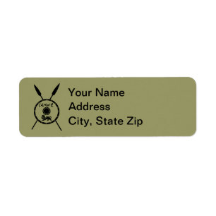 Étiquette Bouclier Maccabee Soumis Et Voies