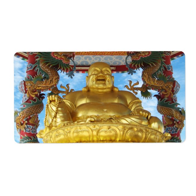 Étiquette Bouddha chinois (Devant)