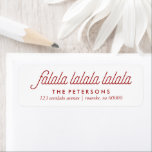 Étiquette Boughs of Holly Festive Christmas<br><div class="desc">Étiquettes de Noël et de vacances d'hiver.</div>