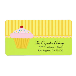Étiquette Boulangerie Cute Cupcake