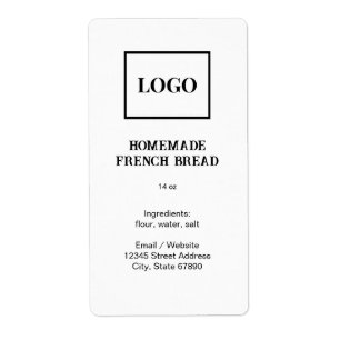 Étiquette Boulangerie de pain sur mesure Business Ajouter Lo