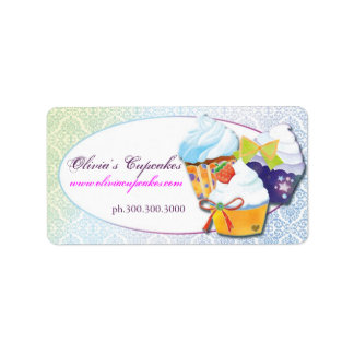 Étiquette Boulangeries et pâtisseries Chefs Cupcake Business
