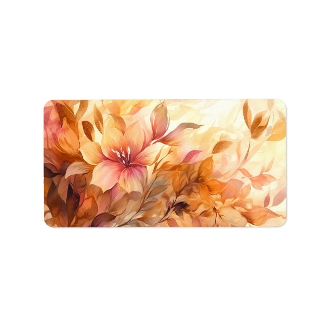 Étiquette Bouquet d'Automne (Devant)