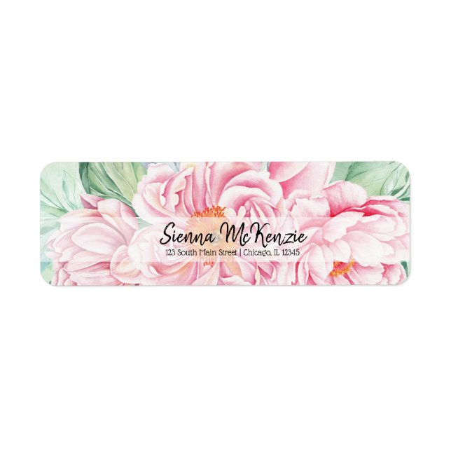Étiquette Bouquet de fleurs pour toutes les occasions (Devant)