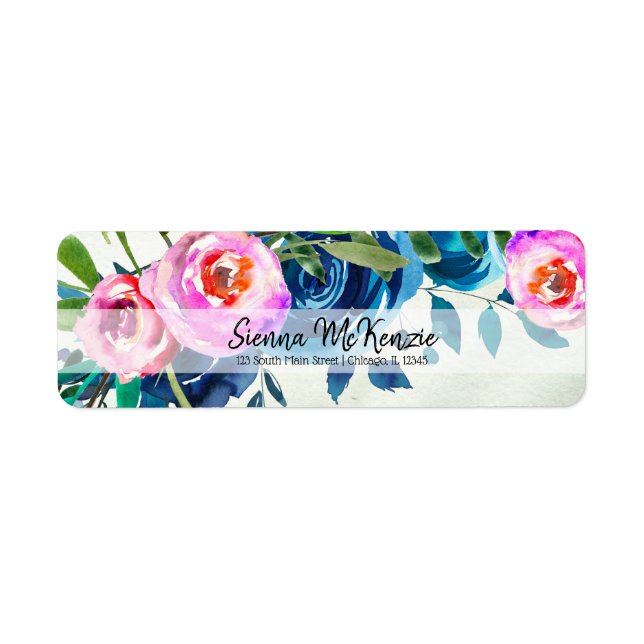 Étiquette Bouquet de fleurs pour toutes les occasions (Devant)