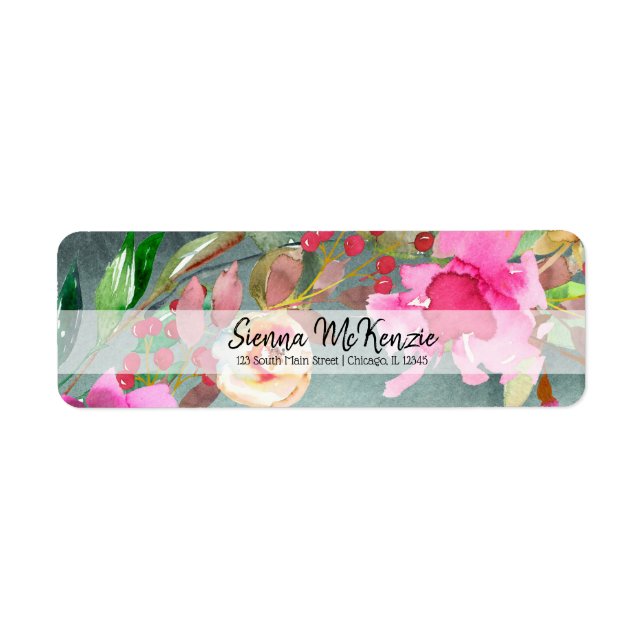 Étiquette Bouquet de fleurs pour toutes les occasions (Devant)