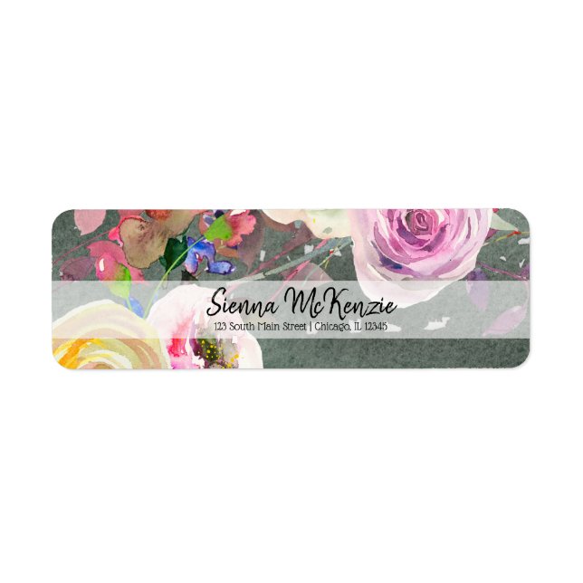Étiquette Bouquet de fleurs pour toutes les occasions (Devant)