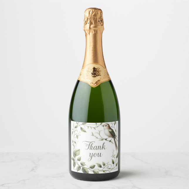 étiquette bouteille de champagne (Devant)