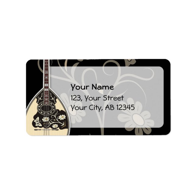 Étiquette Bouzouki (Devant)