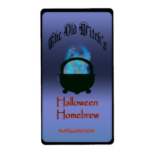Étiquette brew de Halloween