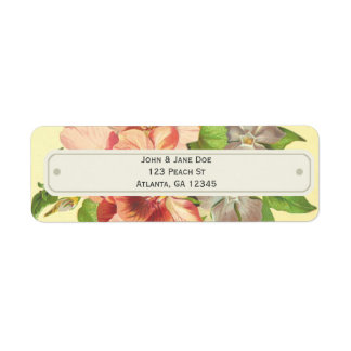 Étiquette Bright, Floral Customizable Labels