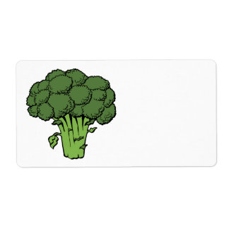 Étiquette Brocoli vert