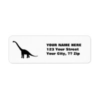 Brontosaurus noir | Dinosaur Shadow Dino