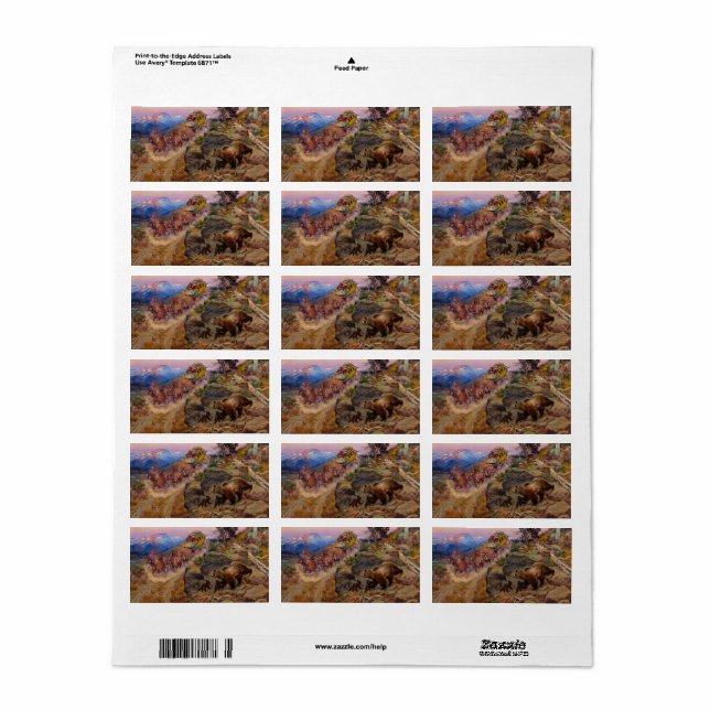 Étiquette Bruin Not Bunny Turned the Leaders, 1924, par Russ (Feuille entière)