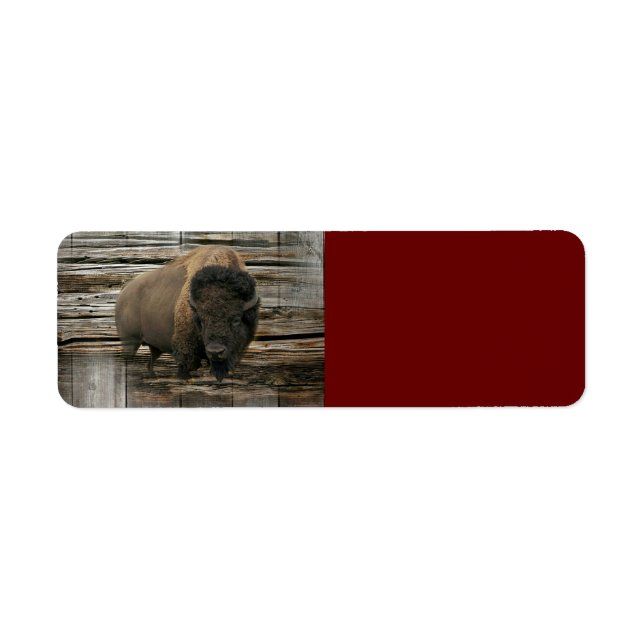 Étiquette Buffalo (Devant)