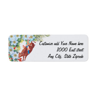 Étiquette Bull Rider ~ I Love Rodeo